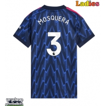 Arsenal Cristhian Mosquera #3 Replica Away Shirt Ladies 2025-26 Short Sleeve